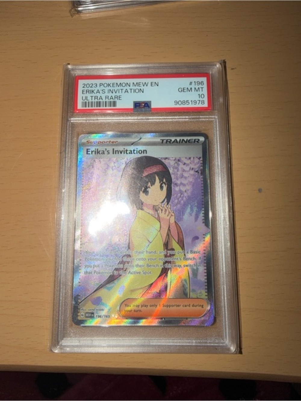 PSA Gem Mint 10 Erika’s Invitation